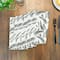 Green Fern Pattern 10" x 10" Cotton Twill Napkin